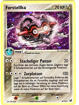Forstellka 6 — EX Verborgene Mächte (German Pokémon TCG card)