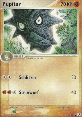 Pupitar 70 — EX Verborgene Mächte (German Pokémon TCG card)