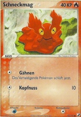 Schneckmag 73 — EX Verborgene Mächte (German Pokémon TCG card)