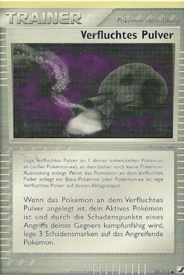 Verfluchtes Pulver 80 — EX Verborgene Mächte (German Pokémon TCG card)