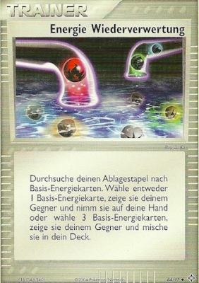 Energie Wiederverwertung 81 — EX Verborgene Mächte (German Pokémon TCG card)