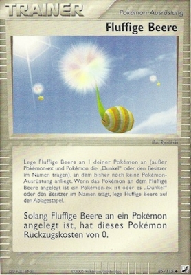 Fluffige Beere 85 — EX Verborgene Mächte (German Pokémon TCG card)