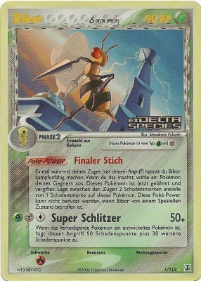 Bibor 1 — EX Delta Species (German Pokémon TCG card)