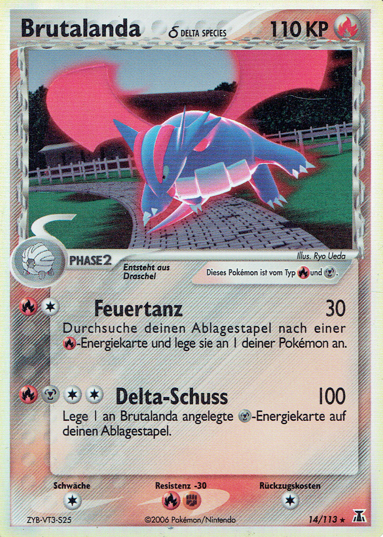 Brutalanda 14 — EX Delta Species (German Pokémon TCG card)