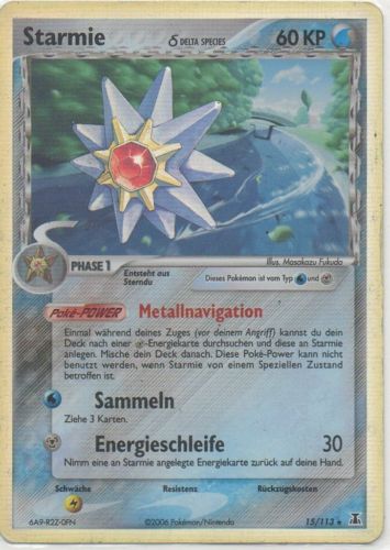 Starmie 15 — EX Delta Species (German Pokémon TCG card)