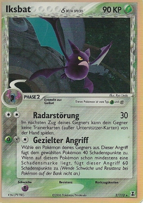Iksbat 2 — EX Delta Species (German Pokémon TCG card)