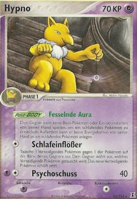 Hypno 23 — EX Delta Species (German Pokémon TCG card)