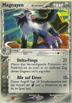 Magnayen 24 — EX Delta Species (German Pokémon TCG card)