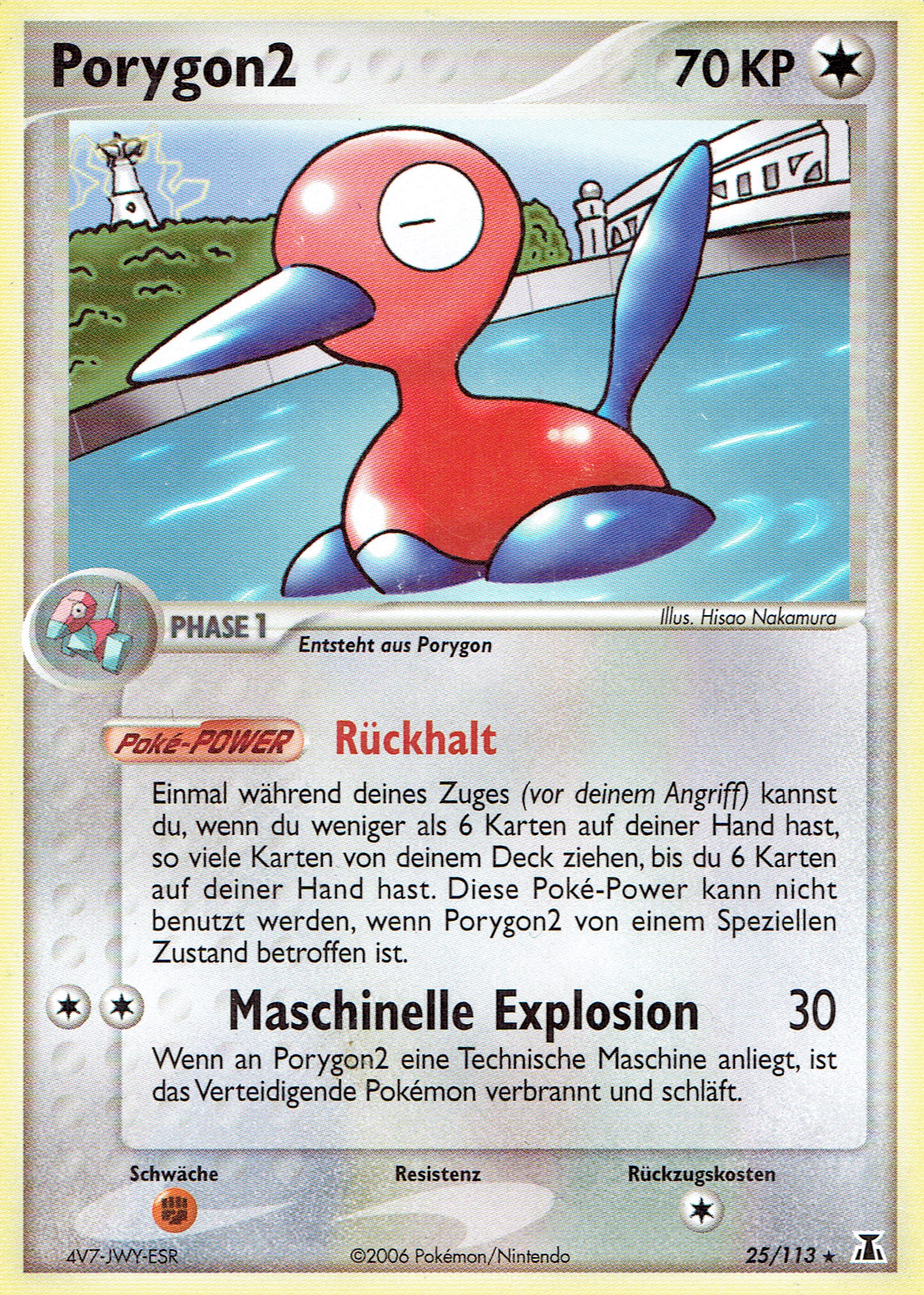 Porygon2 25 — EX Delta Species (German Pokémon TCG card)
