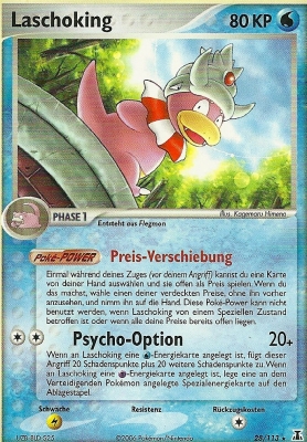 Laschoking 28 — EX Delta Species (German Pokémon TCG card)