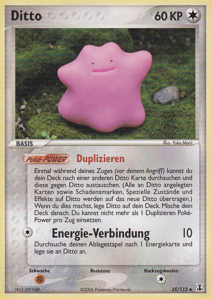 Ditto 35 — EX Delta Species (German Pokémon TCG card)