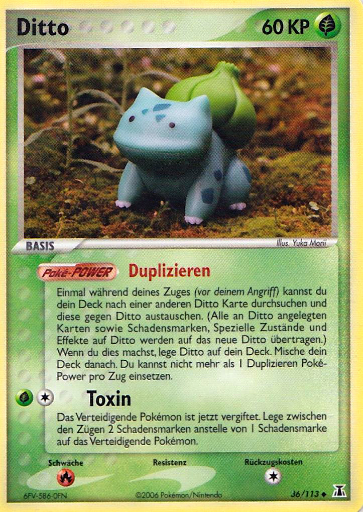 Ditto 36 — EX Delta Species (German Pokémon TCG card)