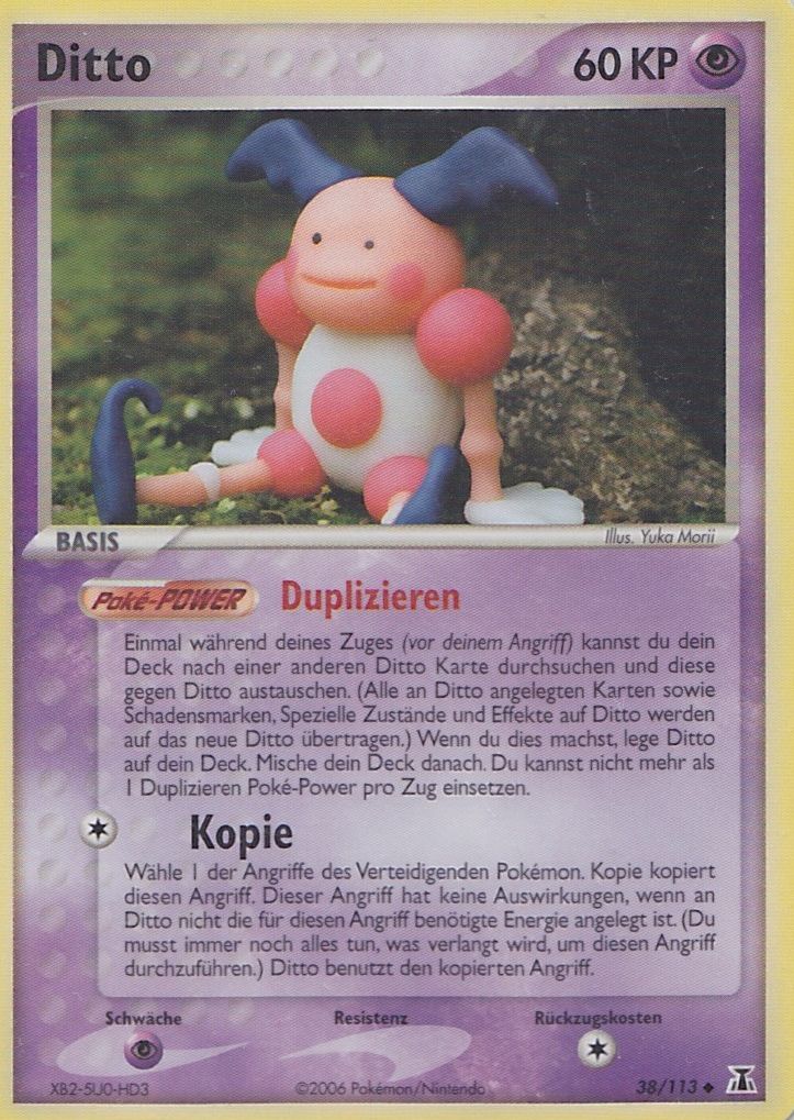 Ditto 38 — EX Delta Species (German Pokémon TCG card)