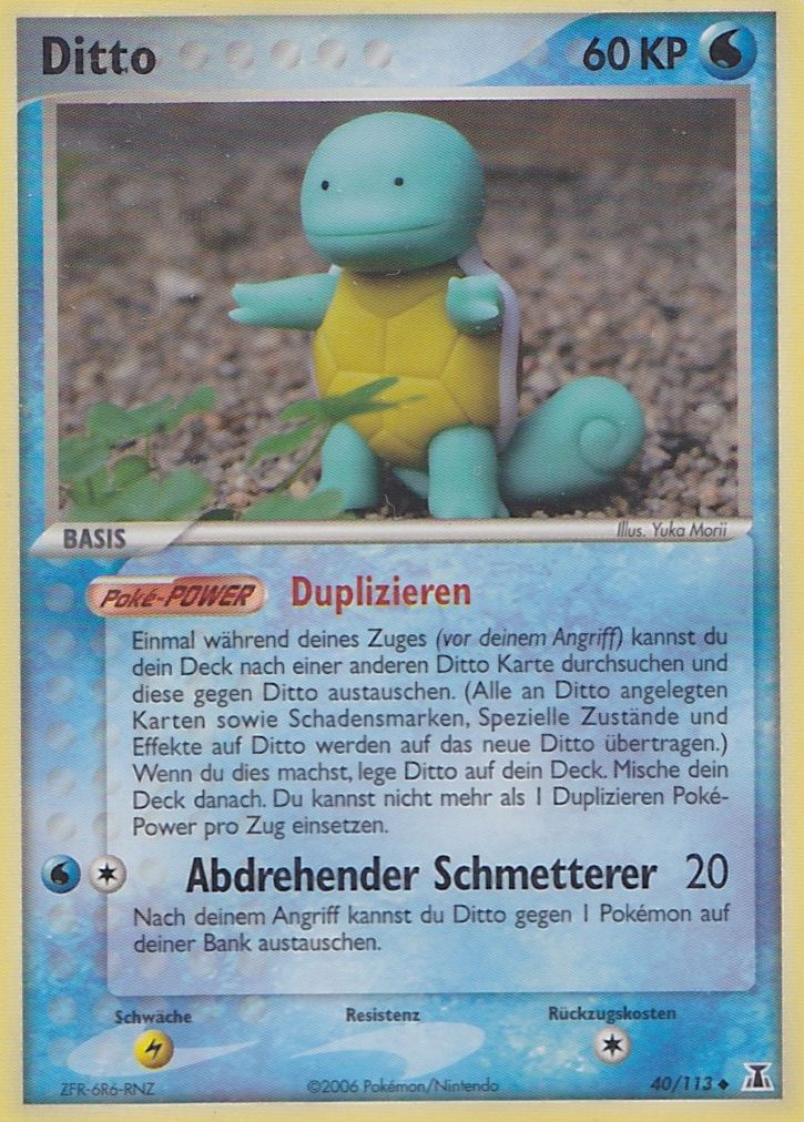 Ditto 40 — EX Delta Species (German Pokémon TCG card)