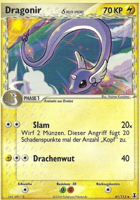 Dragonir 41 — EX Delta Species (German Pokémon TCG card)