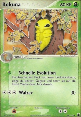 Kokuna 46 — EX Delta Species (German Pokémon TCG card)