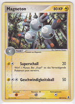 Magneton 48 — EX Delta Species (German Pokémon TCG card)