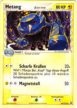 Metang 49 — EX Delta Species (German Pokémon TCG card)