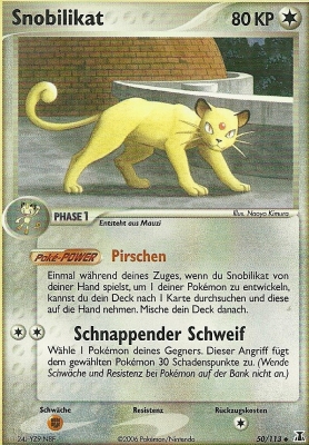 Snobilikat 50 — EX Delta Species (German Pokémon TCG card)