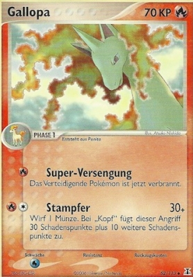 Gallopa 52 — EX Delta Species (German Pokémon TCG card)
