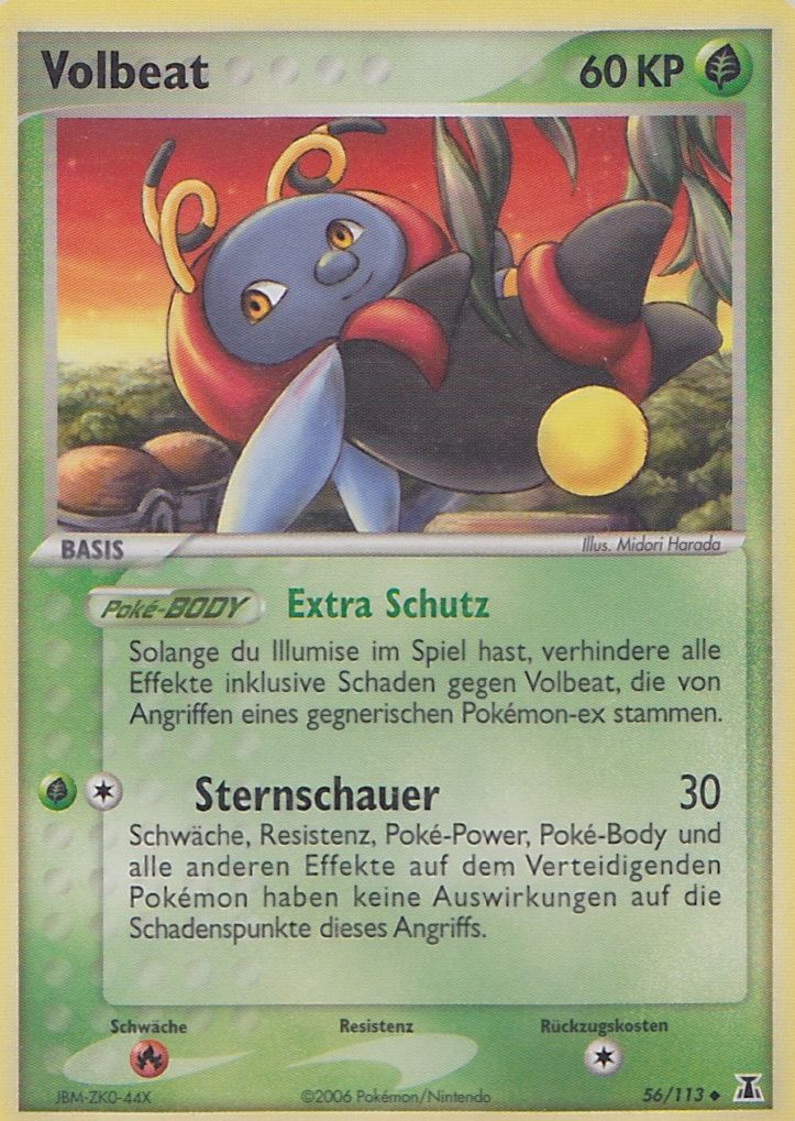 Volbeat 56 — EX Delta Species (German Pokémon TCG card)