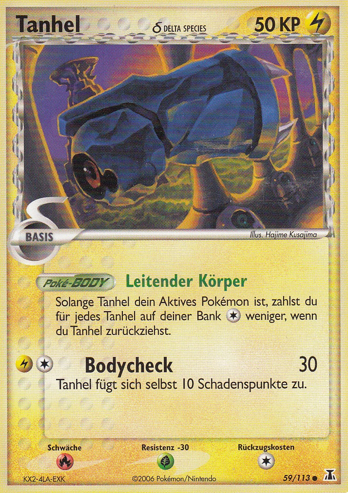 Tanhel 59 — EX Delta Species (German Pokémon TCG card)