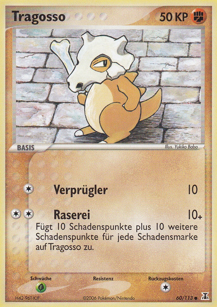 Tragosso 60 — EX Delta Species (German Pokémon TCG card)