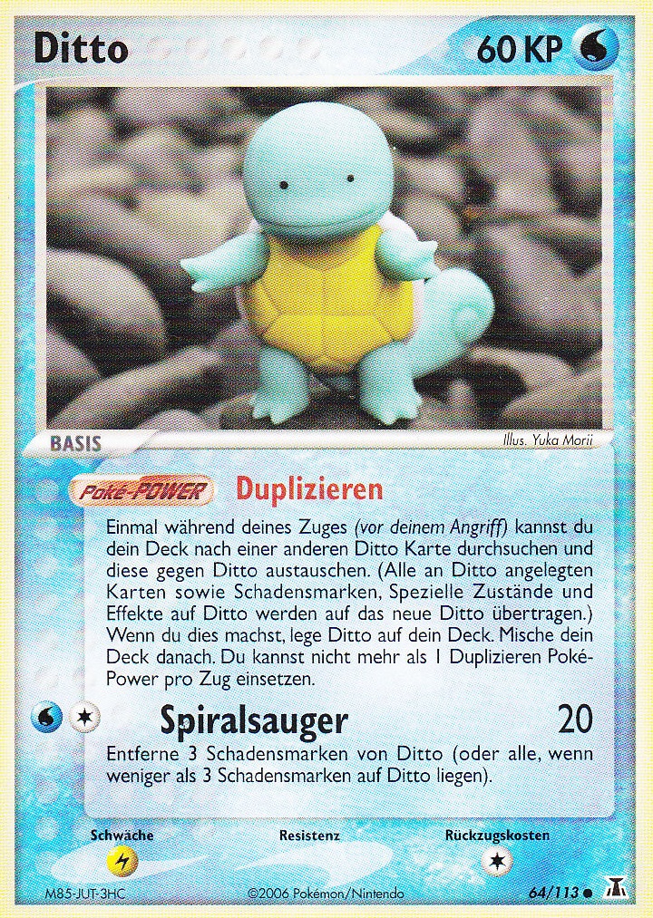 Ditto 64 — EX Delta Species (German Pokémon TCG card)