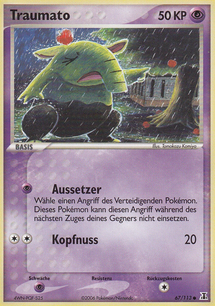 Traumato 67 — EX Delta Species (German Pokémon TCG card)