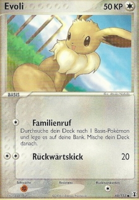 Evoli 69 — EX Delta Species (German Pokémon TCG card)