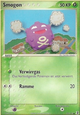 Smogon 72 — EX Delta Species (German Pokémon TCG card)