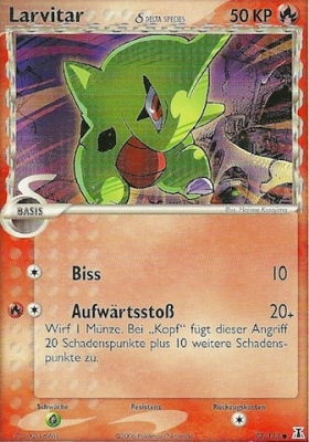 Larvitar 73 — EX Delta Species (German Pokémon TCG card)