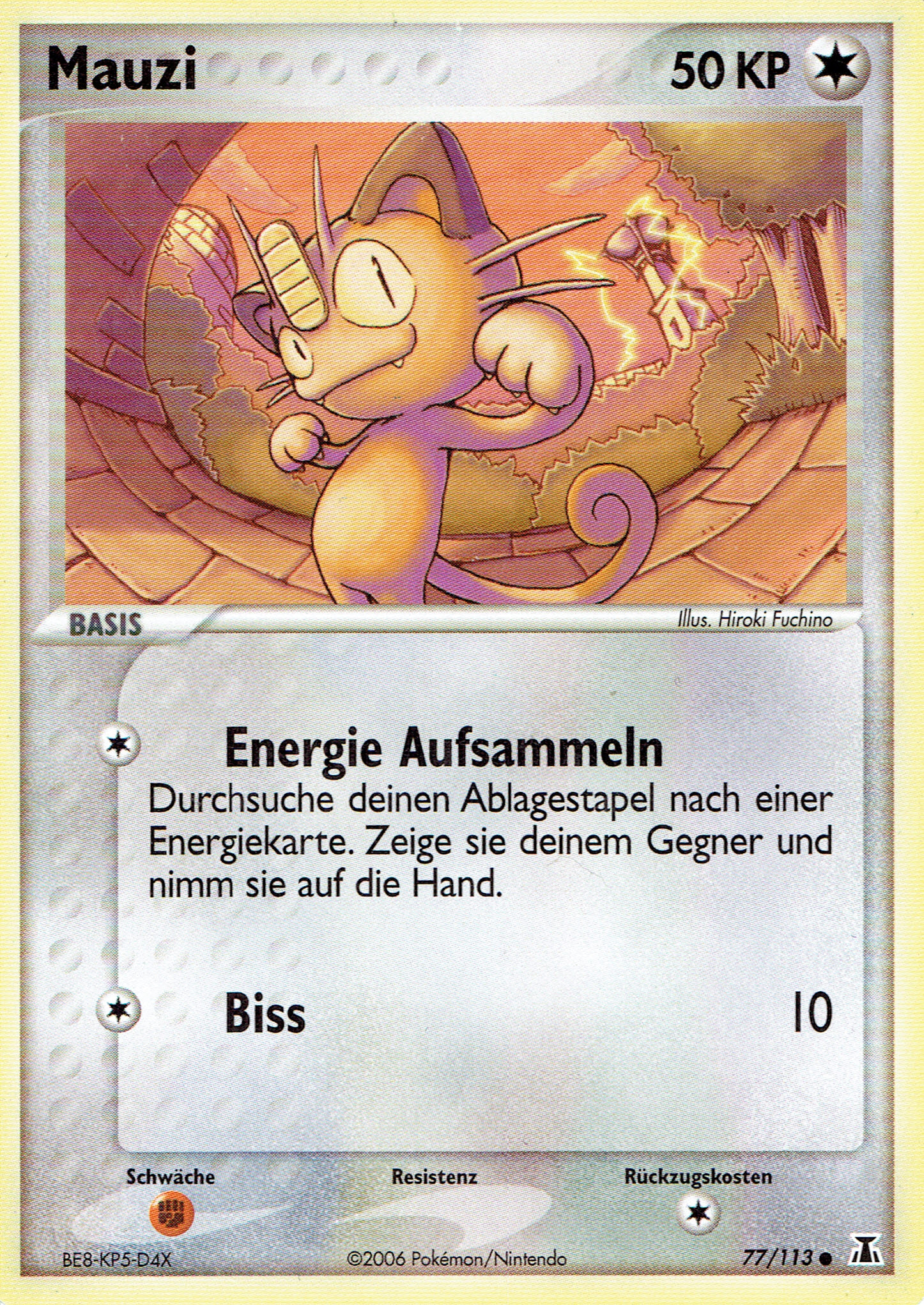 Mauzi 77 — EX Delta Species (German Pokémon TCG card)