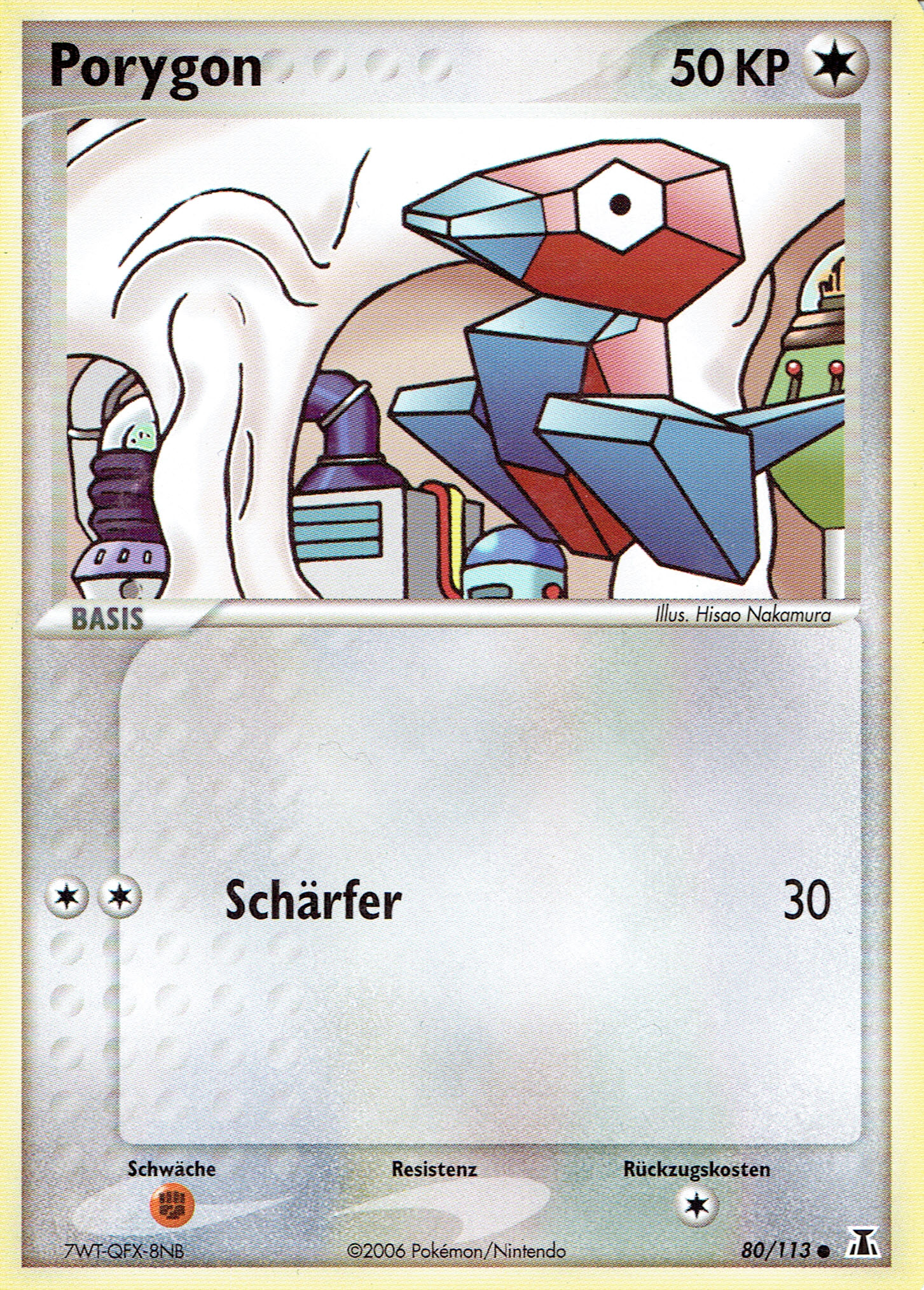 Porygon 80 — EX Delta Species (German Pokémon TCG card)