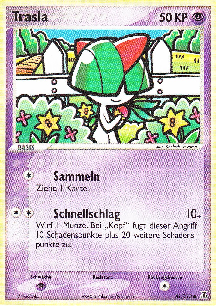 Trasla 81 — EX Delta Species (German Pokémon TCG card)