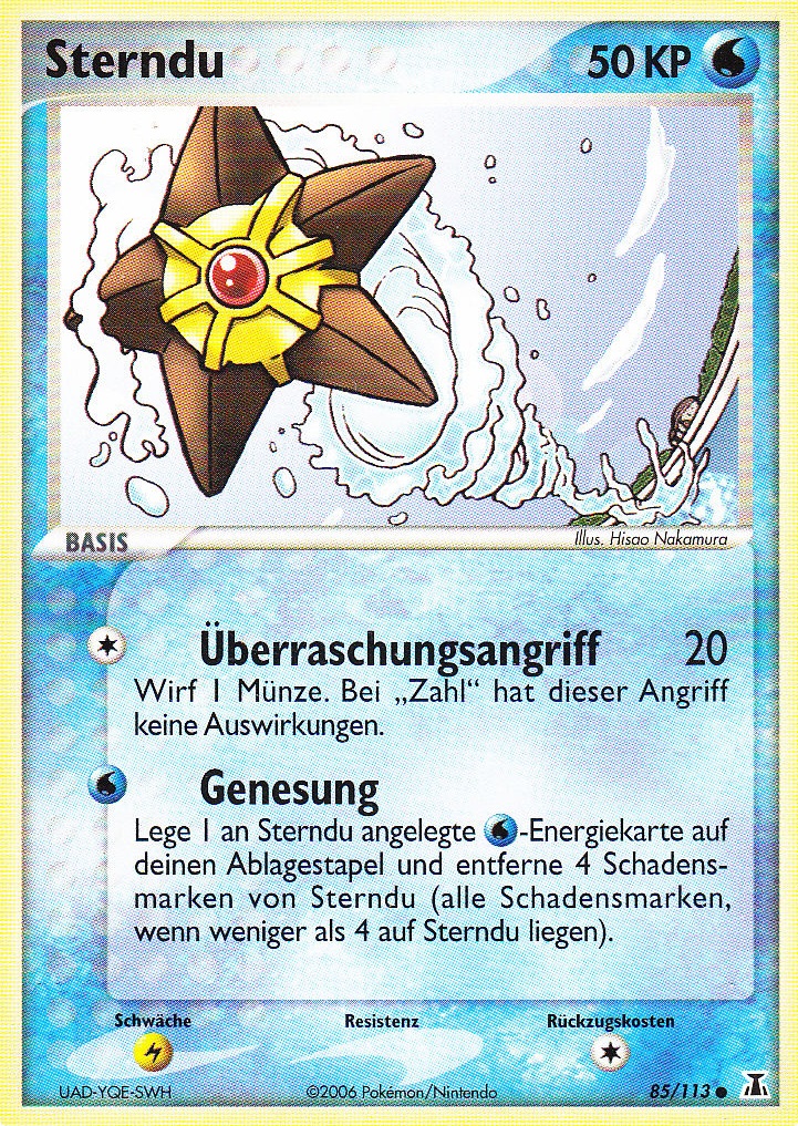 Sterndu 85 — EX Delta Species (German Pokémon TCG card)
