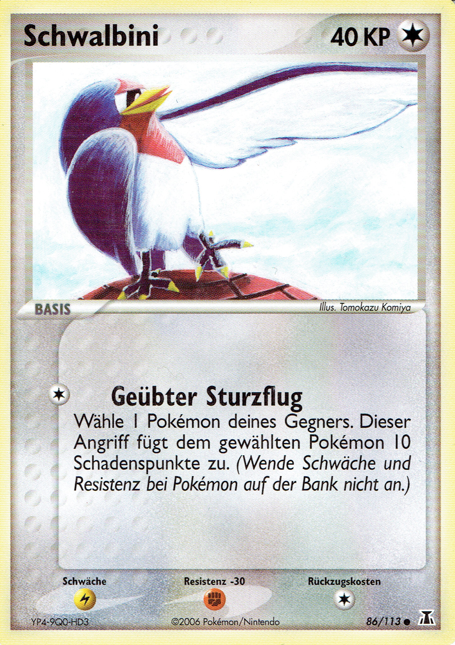 Schwalbini 86 — EX Delta Species (German Pokémon TCG card)