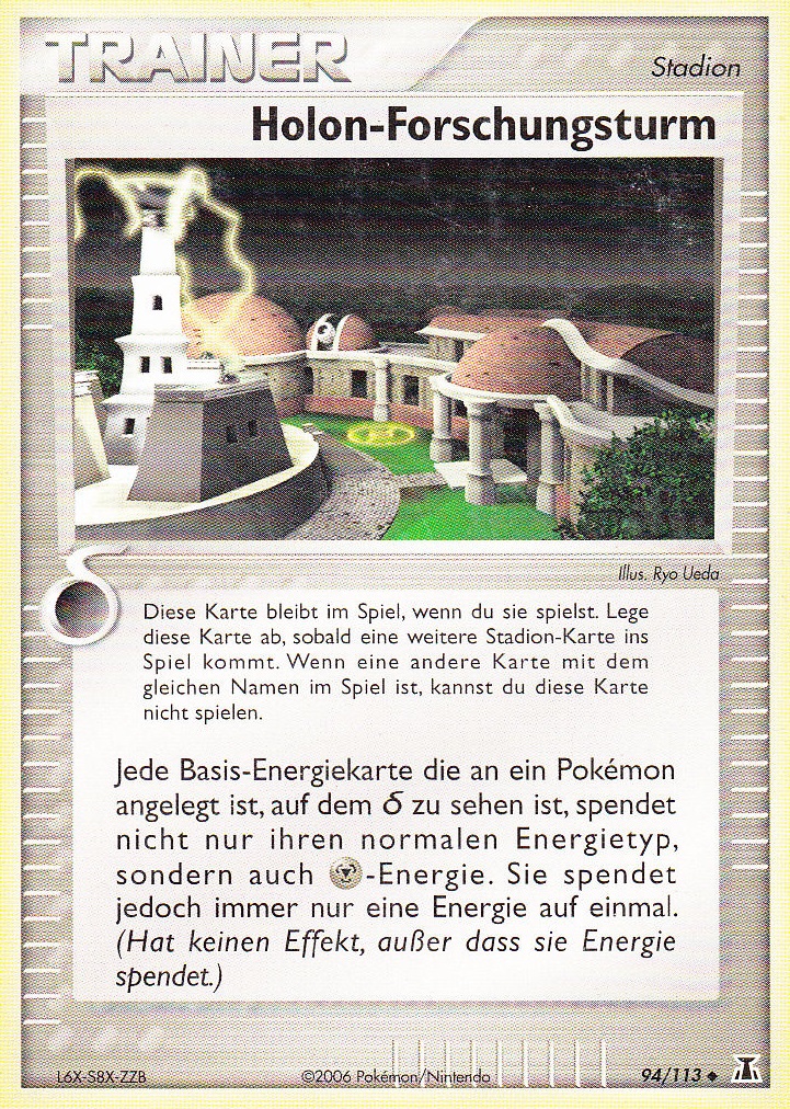 Holon-Forschungsturm 94 — EX Delta Species (German Pokémon TCG card)