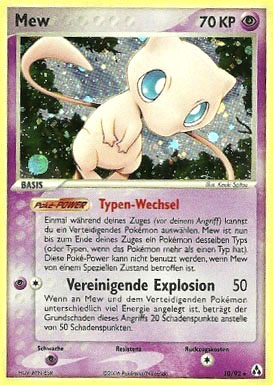 Mew 10 — EX Legend Maker (German Pokémon TCG card)