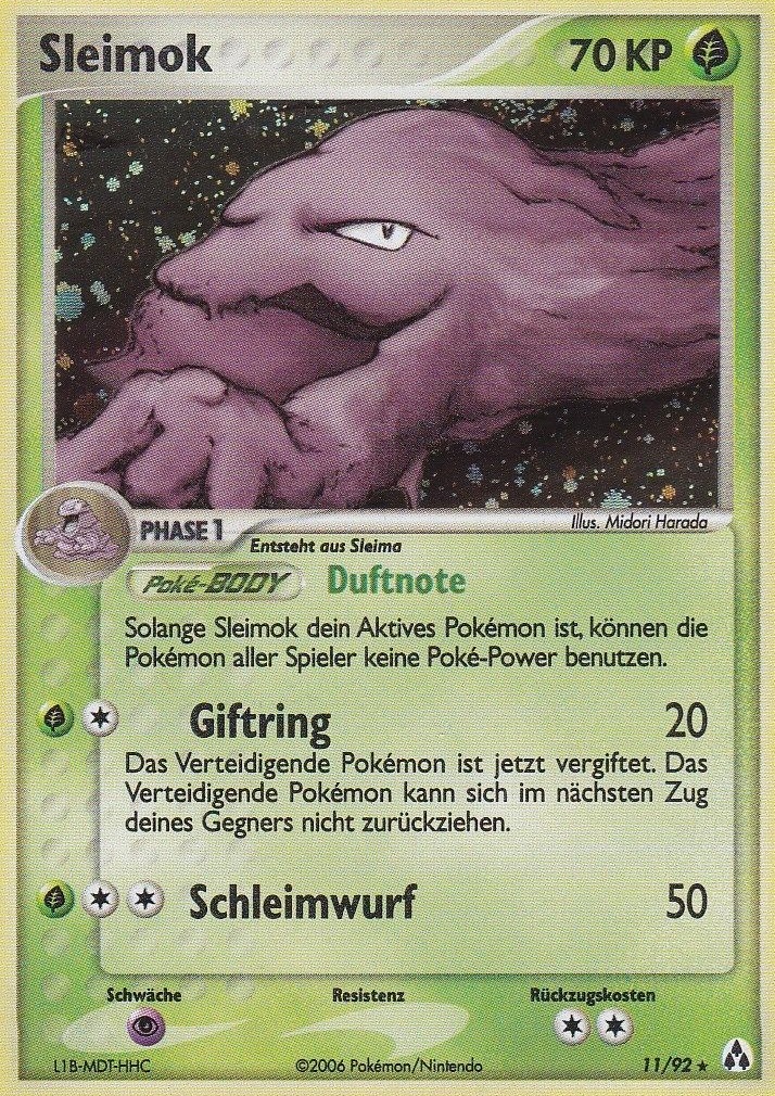 Sleimok 11 — EX Legend Maker (German Pokémon TCG card)