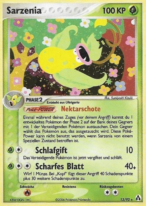 Sarzenia 13 — EX Legend Maker (German Pokémon TCG card)