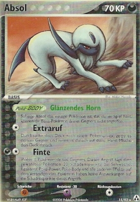 Absol 15 — EX Legend Maker (German Pokémon TCG card)