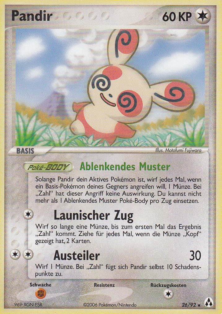 Pandir 26 — EX Legend Maker (German Pokémon TCG card)
