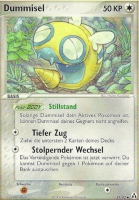 Dummisel 31 — EX Legend Maker (German Pokémon TCG card)
