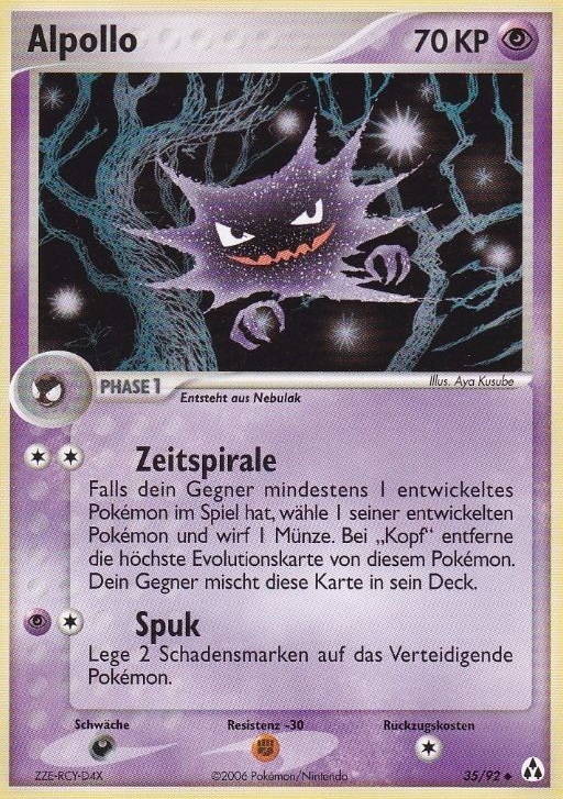 Alpollo 35 — EX Legend Maker (German Pokémon TCG card)
