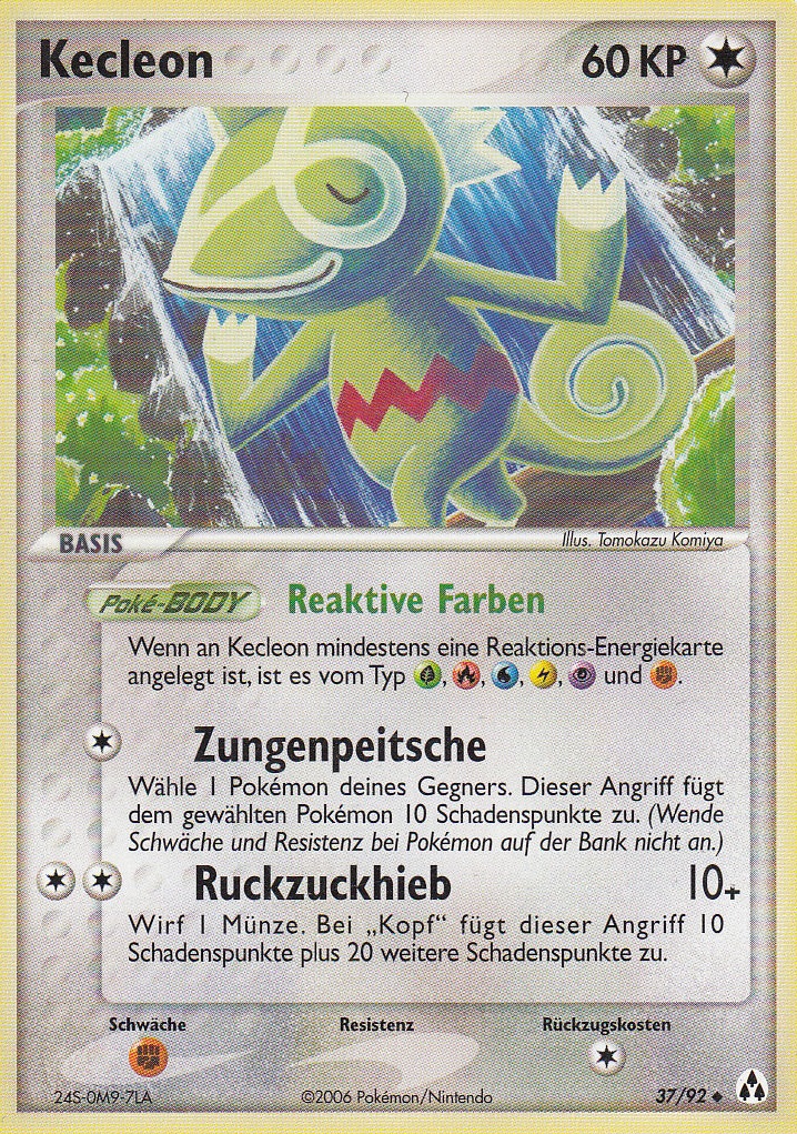 Kecleon 37 — EX Legend Maker (German Pokémon TCG card)