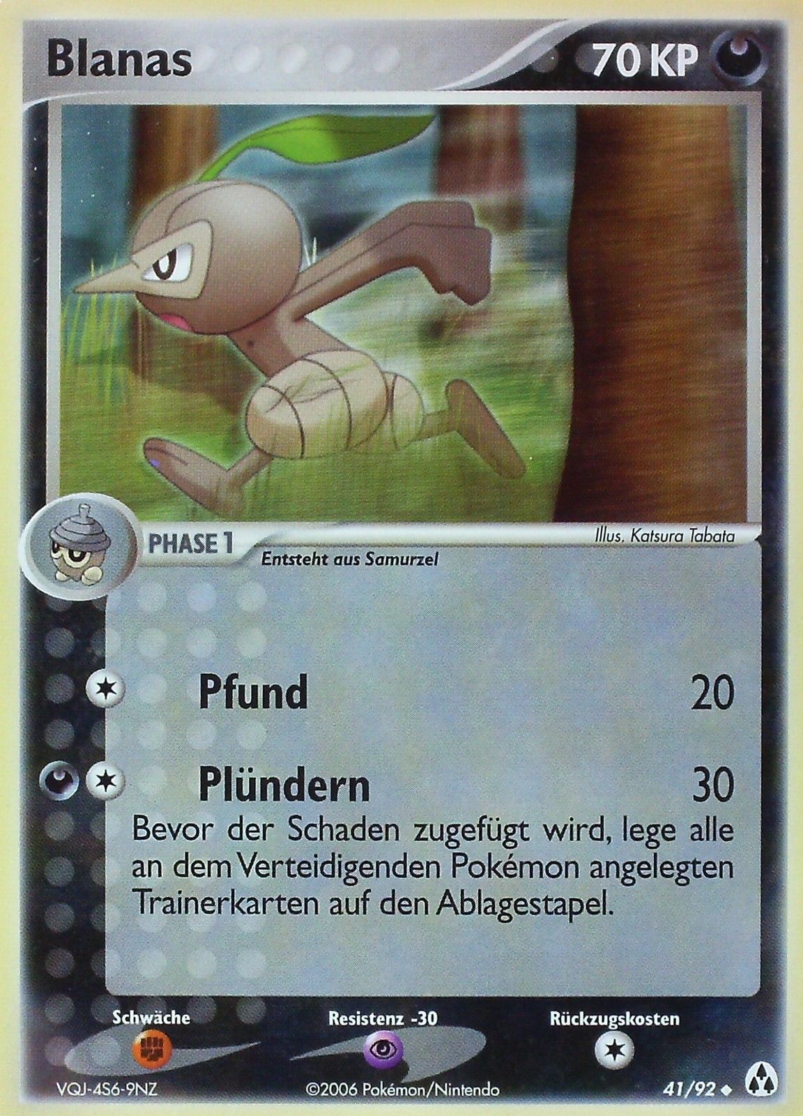 Blanas 41 — EX Legend Maker (German Pokémon TCG card)