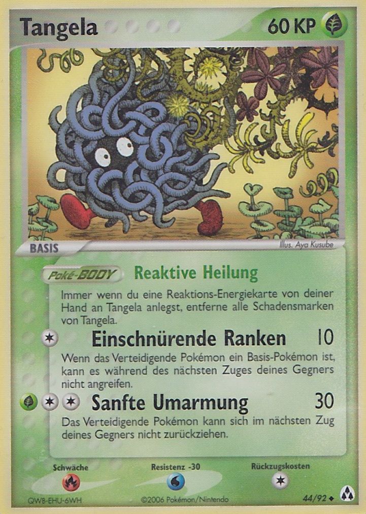 Tangela 44 — EX Legend Maker (German Pokémon TCG card)