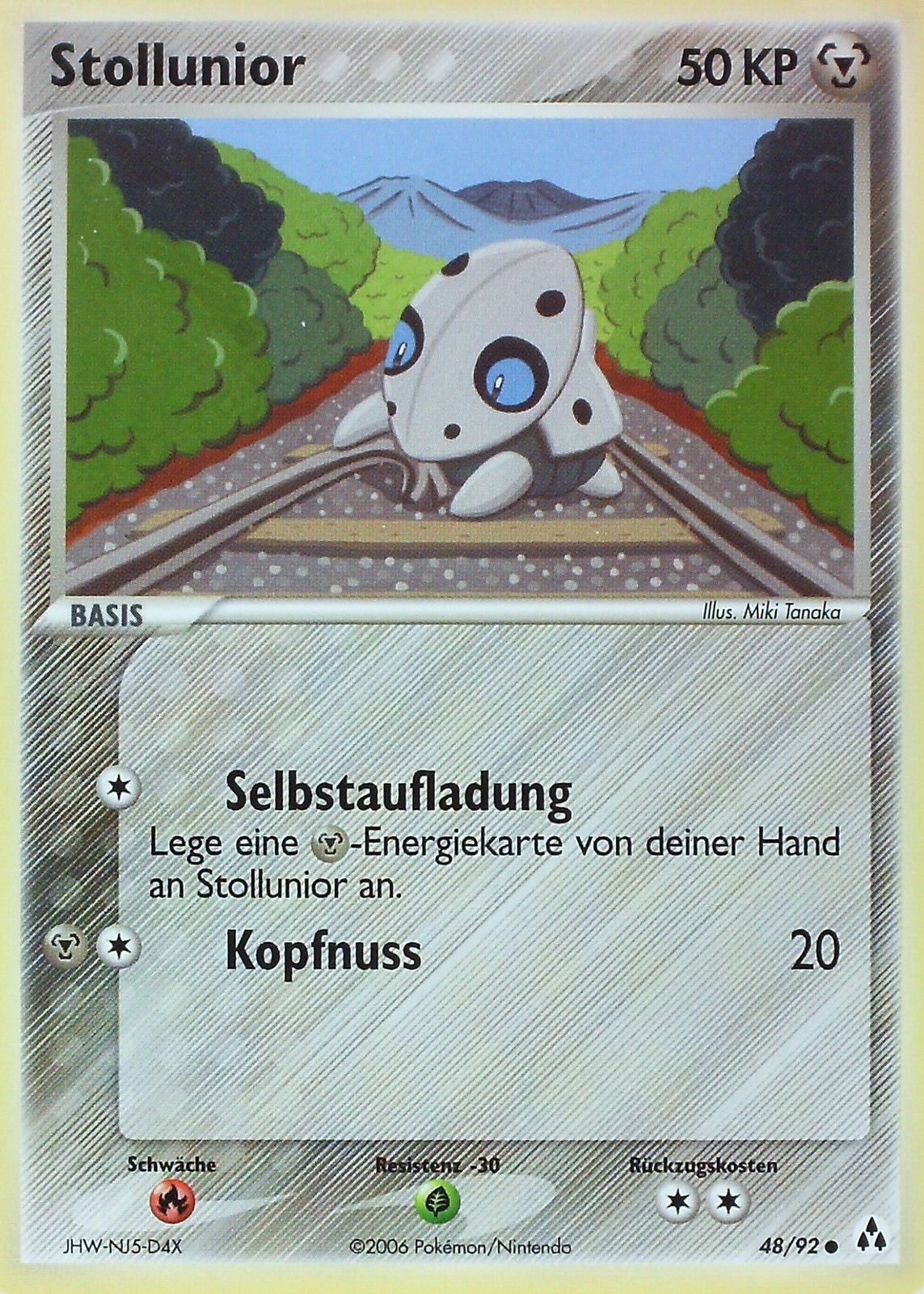 Stollunior 48 — EX Legend Maker (German Pokémon TCG card)