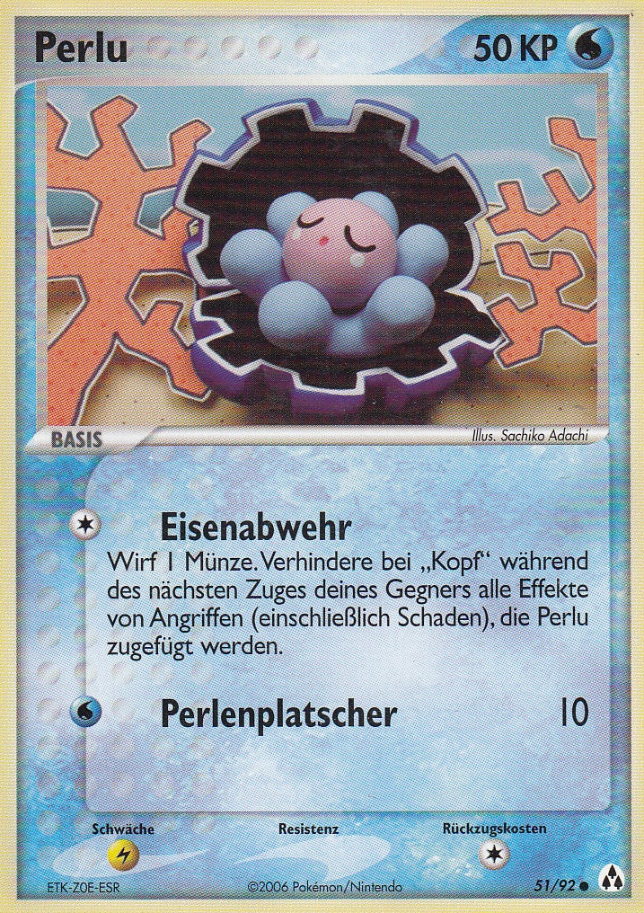 Perlu 51 — EX Legend Maker (German Pokémon TCG card)